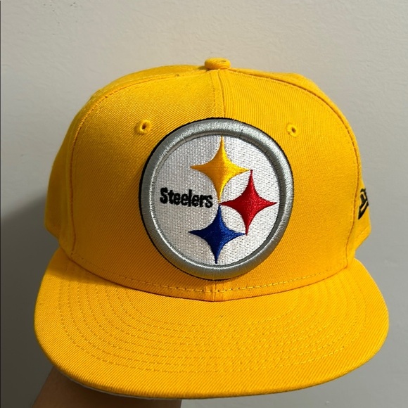 New Era Yellow and Gray Steelers Cap - Picture 1 of 3
